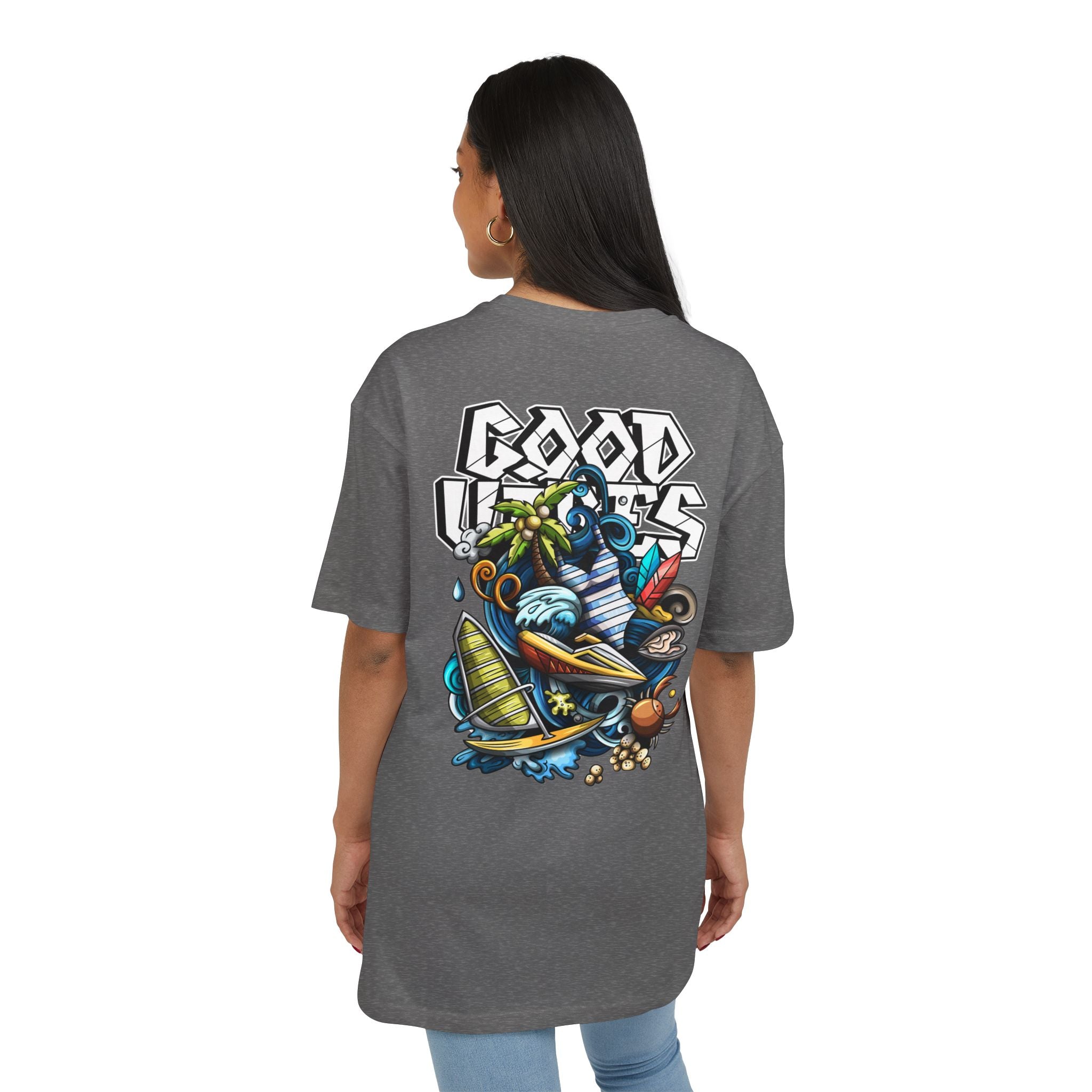 Lebhaftes Grafik-T-Shirt – Unisex Heavy Oversize